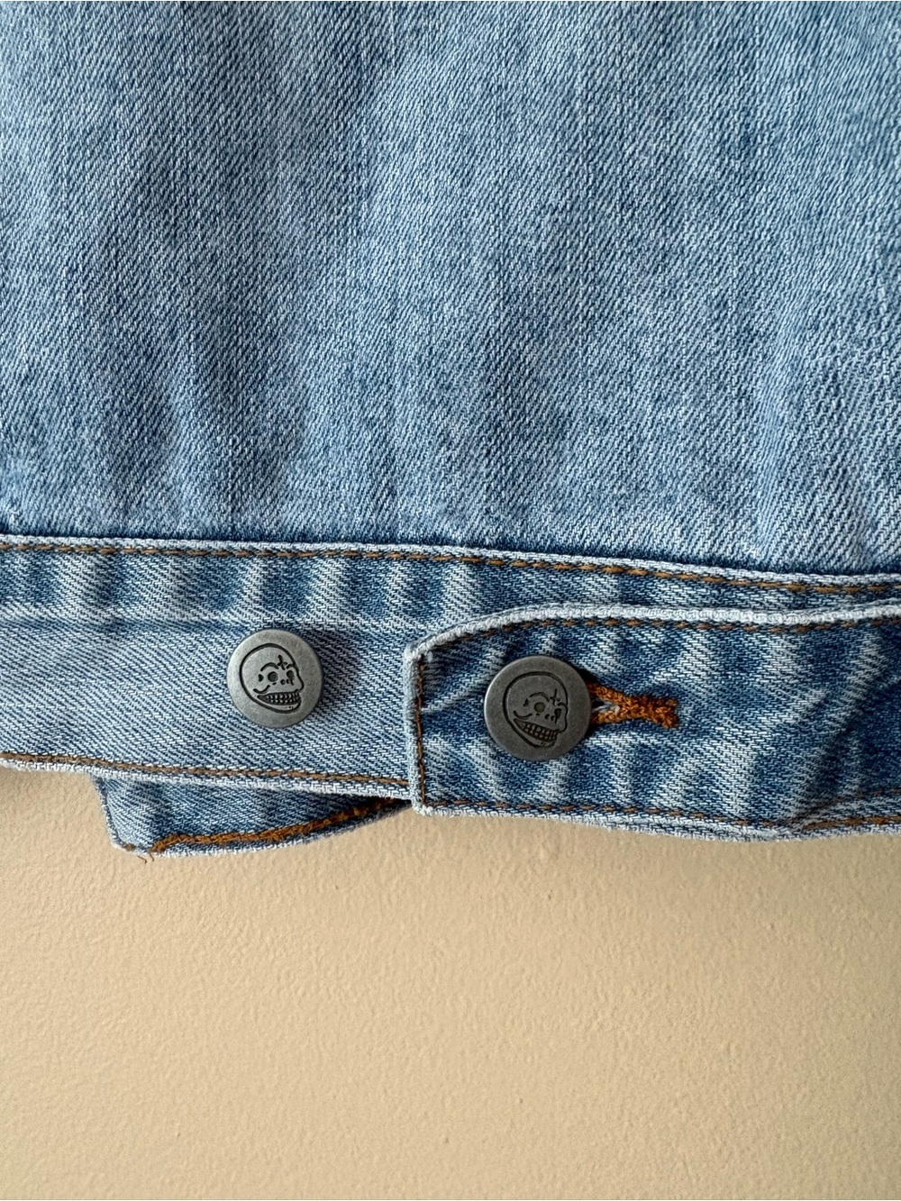 Cheap Monday Cropped Light Wash Denim Jacket Size Small - Picture 7 of 12